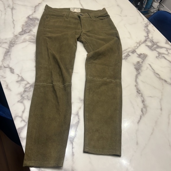 Current Elliot army green suede pants - Picture 3 of 10